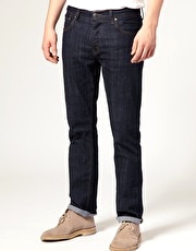 Pretty Green by Liam Gallagher Rinse Straight Leg Jeans