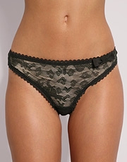 Princesse Tam Tam 'Egerie' Leopard Lace Bikini Thong
