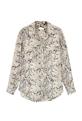 Python Signature Shape Blouse by Equipment