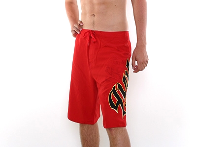 Quiksilver - Grave Yards Board Shorts Red