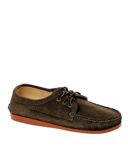 Quoddy Suede Blucher Shoes