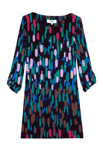 Raindrops Jersey Shift Dress by Tibi