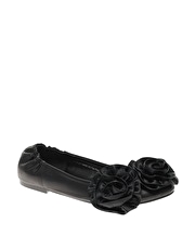 Rare Corsage Flat Pump
