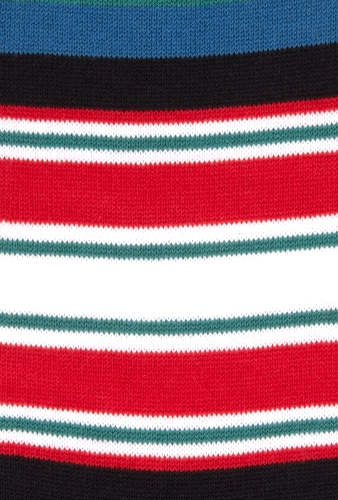 Red Blanket Stripe Socks by Paul Smith Accessories