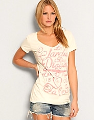 Red Print Tee