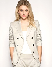 Reiss Daisy Button Front Jacket