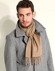Reiss Sanders Plain Cashmink Scarf