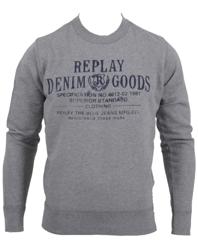 Replay M3748 Sweatshirt Grey