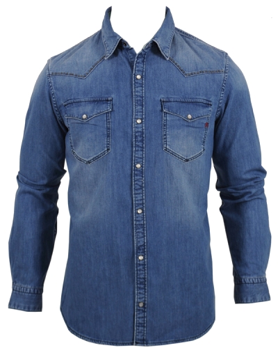 Replay M4633B Jeansskjorta Denim