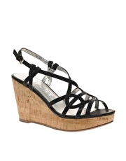 Report Geraldine Cork Wedge Sandals