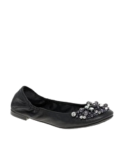 Report Lem jewel trim flat shoe