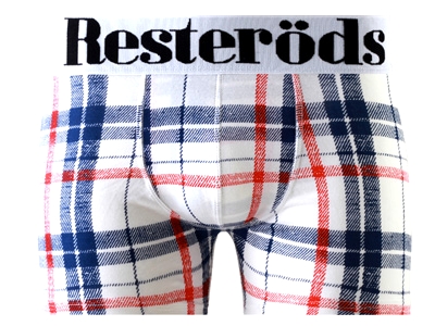 Resteröds - Gunnar Check Boxer Red