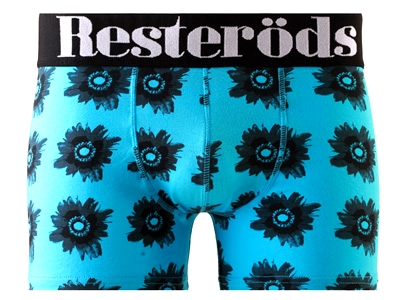 Resteröds - Gunnar Flower Boxer Sky Blue