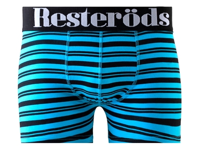 Resteröds - Gunnar Mix Mini Stripe Boxer Black