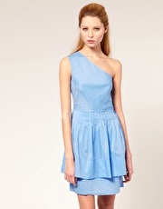 Richard Nicoll Asymmetric One Shoulder Dress