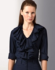 Richard Nicoll Shirt Frill Neck Shirt