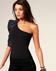 Ringspun One Shoulder Body Suit