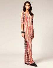 Ringspun Printed Maxi Dress