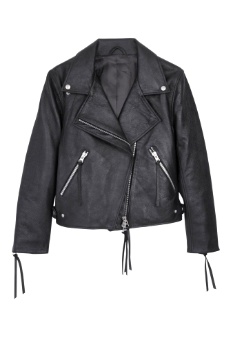 Rita Leather Jacket by Acne