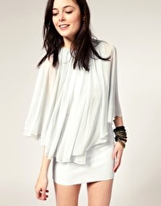 River Island Capelet Bodycon Dress