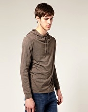 River Island Cowl Neck Hooded Sweat Shirt