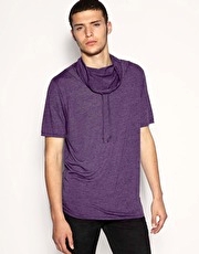 River Island Cowl Neck Sloppy T-Shirt - 2