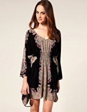 River Island Jersey Kaftan Dress