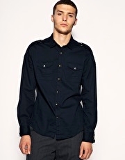 River Island Navy Shirt