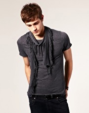 River Island Scarf Neck T-Shirt