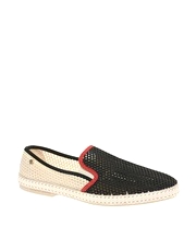 Rivieras Hot Roads Tricolour Slip-On Shoes - 2