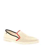 Rivieras Hot Roads Tricolour Slip-On Shoes