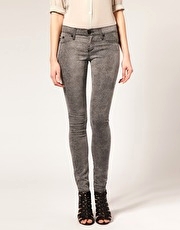 Rock And Republic Skinny Soft Jean With Animal Print