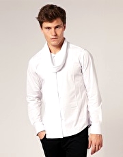 Rough Justice Long Sleeve Shirt And Scarf Combo