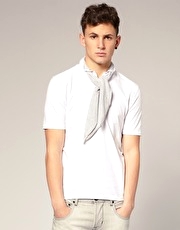 Rough Justice Scarf Neck Henley Top