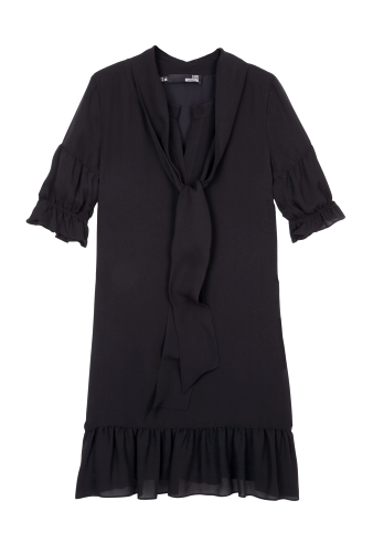 Ruched Sleeve Trim Dress by Love Moschino