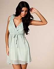 Ruffle Chiffon Dress