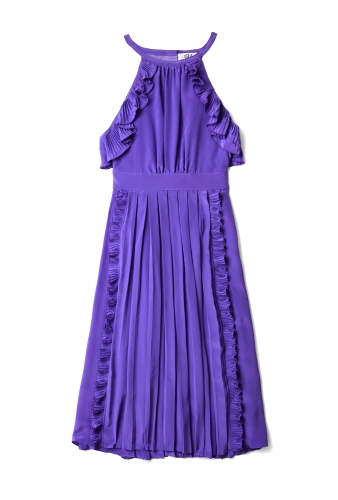 Ruffle Pleated Dress by Tibi