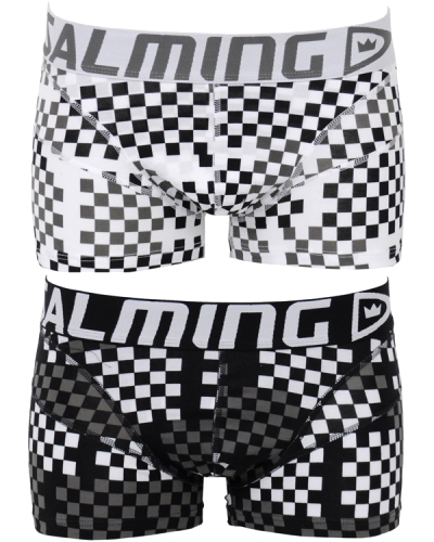 Salming 2-Pack Reliable Short Boxer Black/White
