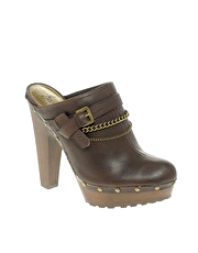 Sam Edelman Flair Chain And Buckle Detail Heeled Mule heeled mule