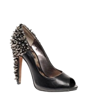 Sam Edelman Lorissa Stud Detail Peep Toe Heeled Court