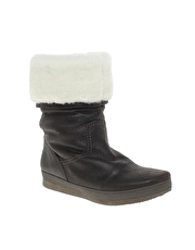 Scholl Lica Fleece Lined Flat Boots