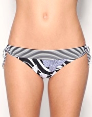 Seafolly Carnaby Print Tie Side Bikini Briefs