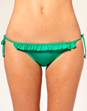 Seafolly Shimmer Ruffle Tie Side Briefs