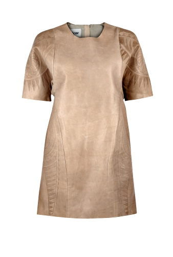 Seagull Tattoo Leather Dress by Acne