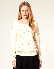 See by Chloe Cotton Silk Ribbon Jumper