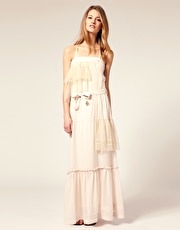 See by Chloe Layered Frill Maxi Dress