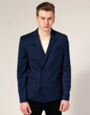 Selected Double Breasted Cropped Blazer