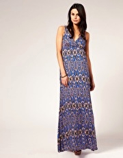 Selected Femme African Printed Maxi Dress