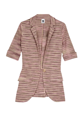Single Button Striped Jacket by M Missoni