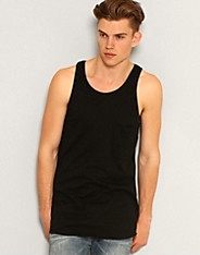 Singlet Pocket Black